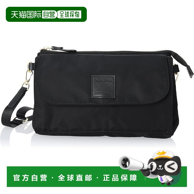 【日本直邮】Legato Largo 活性防水 钱包单肩包 LT-D1271 BK