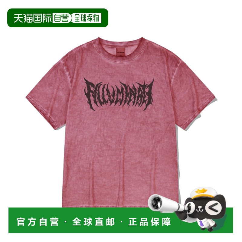 韩国直邮FILLUMINATE 公用T恤3242TS467324 Goth Logo Pigment T-