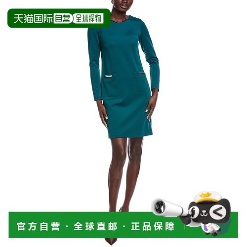 自营Carla Ruiz Shift Dress - green 美国奥莱直发连衣裙包臀裙