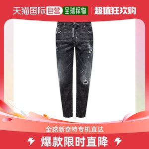 香港直邮DSQUARED2男士蓝色棉质经典KENNY TWIST JEAN'牛仔裤 S7