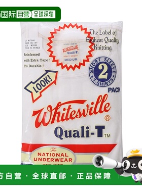 1h可退 日本直邮WHITESVILLE 纯棉经典2件套T恤  WV73544新款