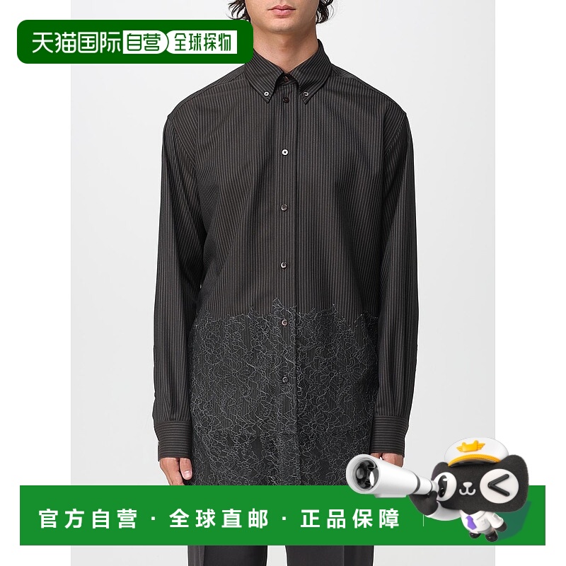 1h可退 香港直邮FENDI 男士衬衫 FS1332AVK1F0DHP CO 棕色 LOOK 5