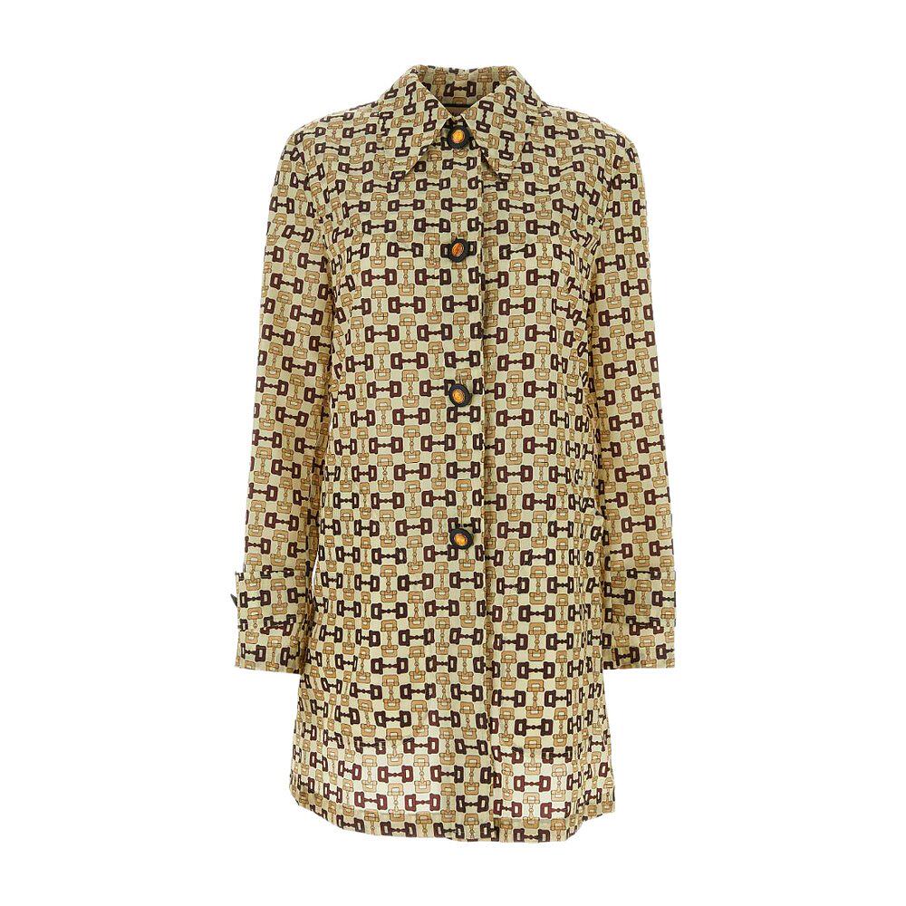 Gucci 图案印花中长外套 752387ZANVO