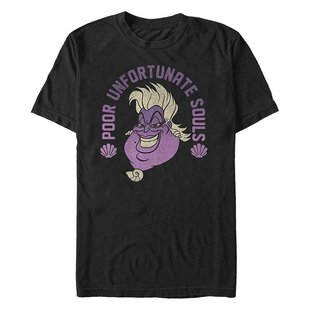 Sun 迪士尼男士 不幸灵魂短袖 恤 小美人鱼乌苏拉可怜 Fifth