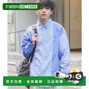 992069纯棉长袖 多图案标志宽松衬衫 日本直邮RAGEBLUE男士 1h可退