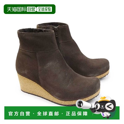 日本直邮勃肯 (Birkenstock) 女士 Papillio Eva 窄靴麂皮烤沙色