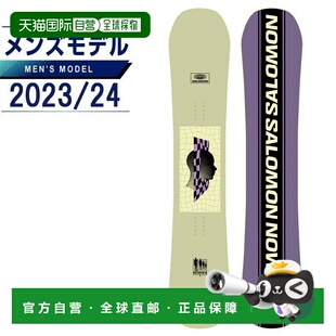 日本直邮 Salomon 雪板 Kickback L47505900 男士单板滑雪板 2023