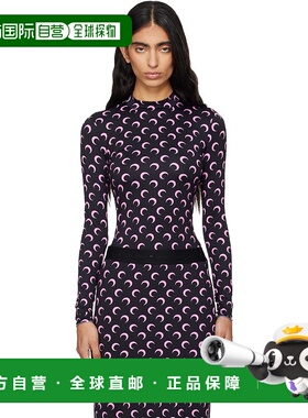 1h可退 香港直邮潮奢 Marine Serre 女士 黑色 Recycled Moon Jer