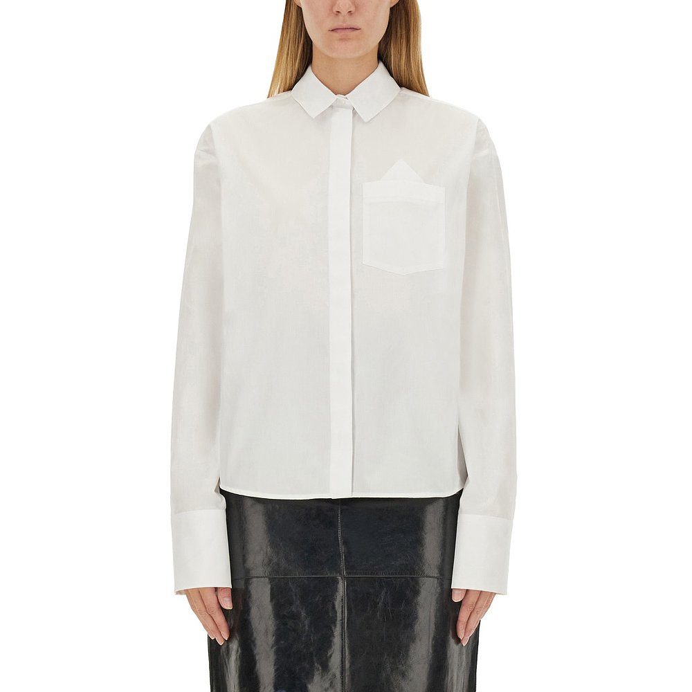 SPORTMAX 女士衬衫 2422116023600190001 CO 白色 SHIRT 