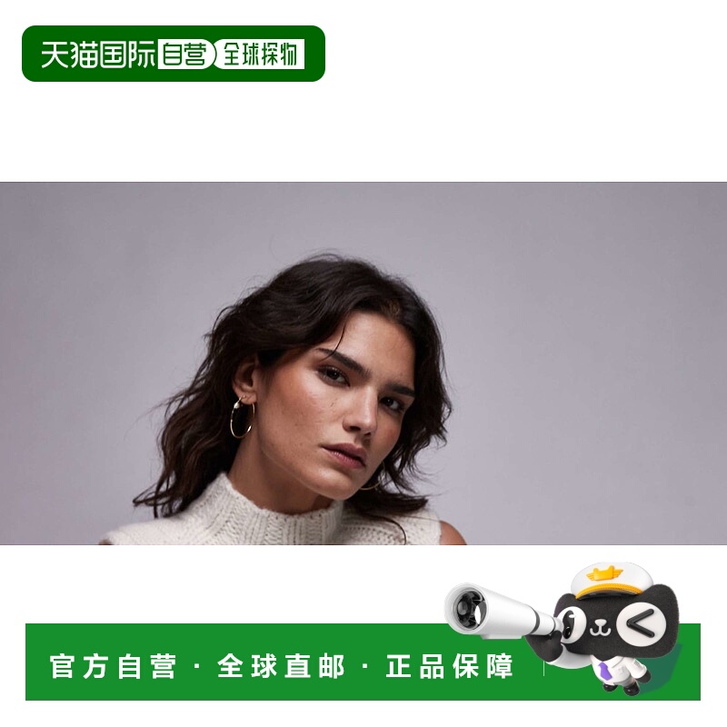 1h可退 香港直邮潮奢 Arket 女士 ARKET 针织罗纹高领背心(米白色