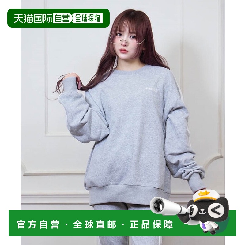 1h可退 日本直邮FickleBebe 女士休闲侧条纹宽松卫衣 LD31X05FB