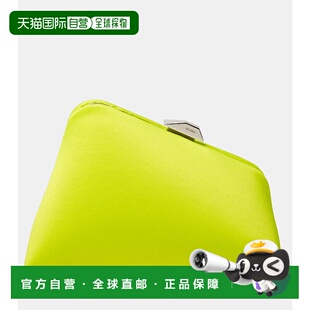 1h可退 香港直邮The Attico 女士 Midnight 绸缎手包 yellow黄色