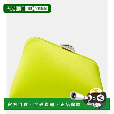 1h可退 香港直邮The Attico 女士 Midnight 绸缎手包 yellow黄色