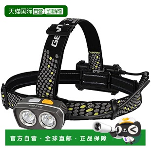 【日本直邮】GENTOS 头戴灯 LED灯 使用3节AA电池 SDH-332D头灯