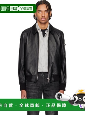 1h可退 香港直邮潮奢 Tom Ford 汤姆 福特 男士 黑色 Soft Nappa