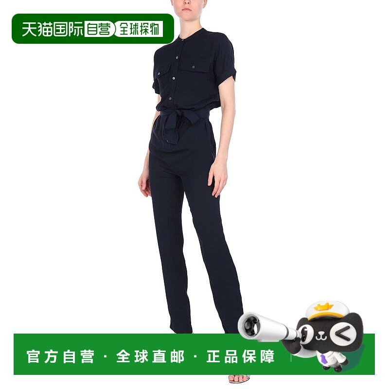 香港直邮潮奢 THEORY 希尔瑞 女士 连身裤 blue蓝色 舒适时尚