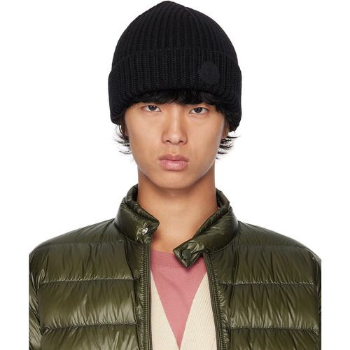 Moncler 盟可睐 男士 黑色毛线帽 J20913B00030A9538