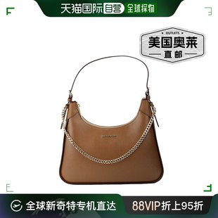 大号行李箱光滑皮革链条单肩包女士钱包 Michael Kors Wilma 多