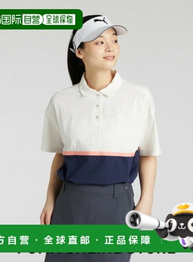 日本直邮 PF Tech Line 女士高尔夫3D半高领短袖衬衫