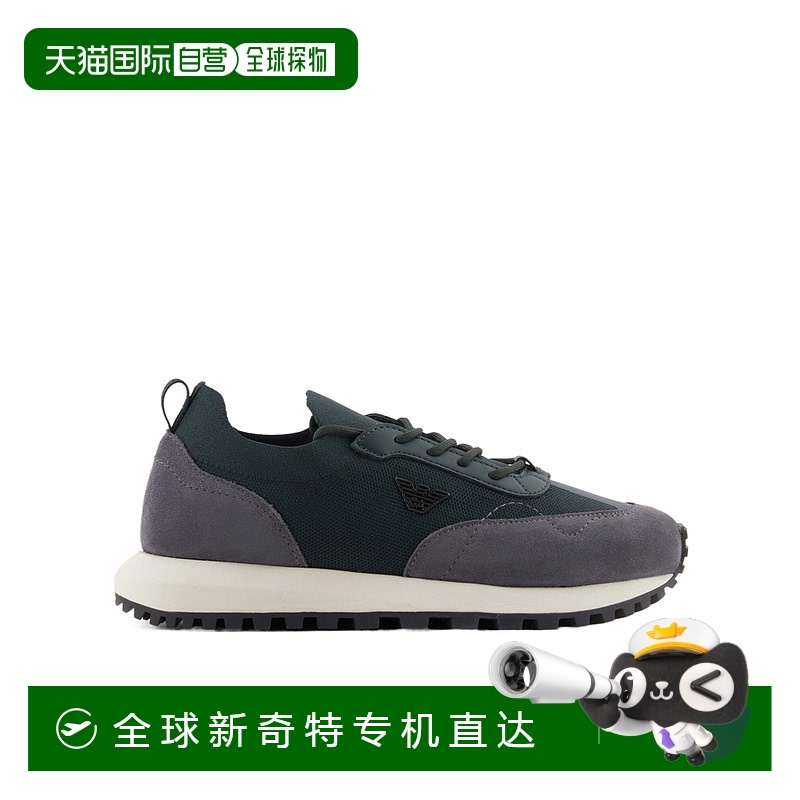 香港直邮EMPORIO ARMANI 男士运动鞋 X4X659XR105U213 AW2024牛皮