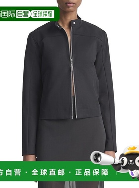 自营 Vince Shrunken 越野摩托车夹克 - 黑色 美国奥莱直发