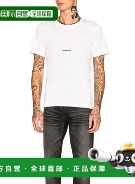 1h可退 香港直邮Saint Laurent 圣罗兰 男士 徽标T恤 464572YB2DQ
