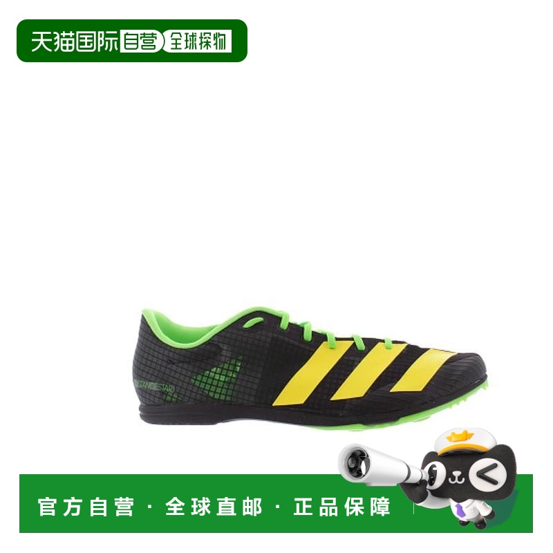 自营欧洲直邮Adidas阿迪达斯 DISTANCESTAR 男女通用黑色/黄色网