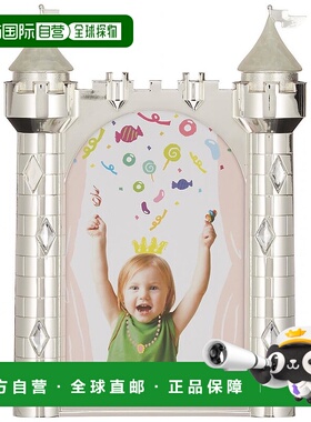 【日本直邮】LADONNA 相框 嬰兒白色城堡相框 MB48-P-WH 尺寸約為