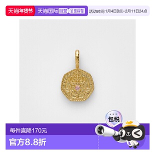 日本直邮日潮 agete 阿卡朵WEB限定10月生辰石金碧玺吊坠单只