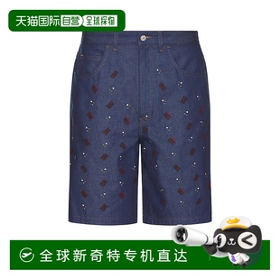 刺绣牛仔短裤 1h可退 男士 香港直邮Marni PUJU0109S0USCX58 玛尼