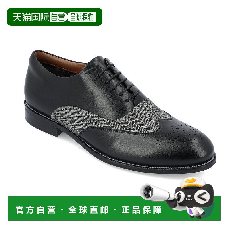 自营 Thomas & Vine Denzell Wingtip Oxford - 黑色 美国奥莱直