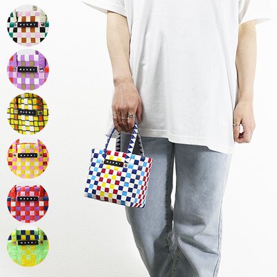 日本MARNI 女士篮子包手提包吊牌包多色儿童M00178 M00IW
