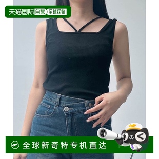 Q00368 日本直邮AS 方领绑带背心 1h可退 2WAY plus KNOW 女士