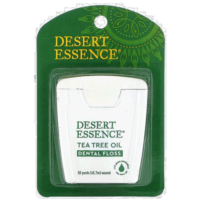 美国直邮Desert Essence沙漠精华茶树油牙线清洁舒适便携百搭天然
