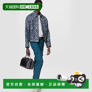 自营1h可退 欧洲直邮LV路易威登keepall牛皮老花拉链手提斜挎单肩