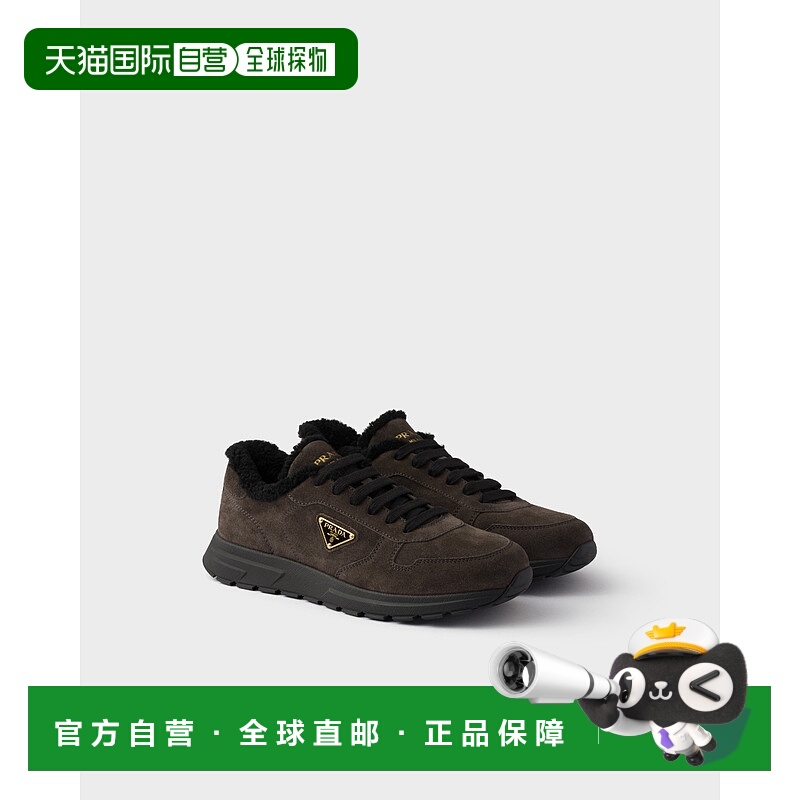 欧洲直邮PRADA (2025新品) Prax 绒面革运动鞋