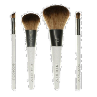 香港直邮Ecotools便携式化妆刷套装眼线刷细节刷晕染多功能4正品