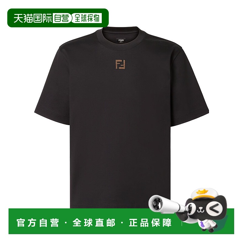 香港直邮Fendi 短袖圆领T恤 FY0936AW0R
