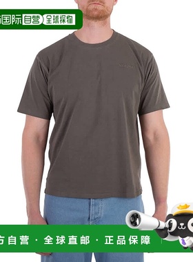 自营 Nanushka沥青Reece标志棉质T恤-沥青美国男装 直发奥莱