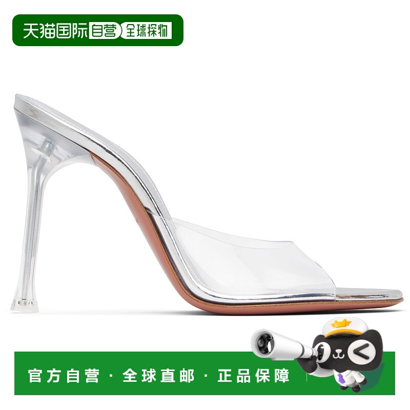 1h可退 香港直邮潮奢 Amina Muaddi 女士 独家发售透明 Alexa Gla