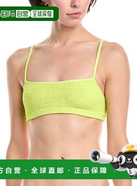 自营 bond-eye swim邦德眼游泳表带圣作物Tankini顶部-绿色 美国
