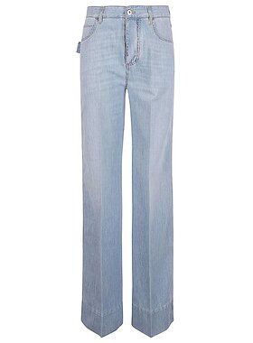 BOTTEGA VENETA 女士休闲裤 771871V3N604946 CO 浅蓝色