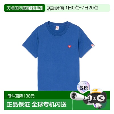日本直邮A BATHING APE 女士 纯棉爱心徽章T恤 CM20209304女装