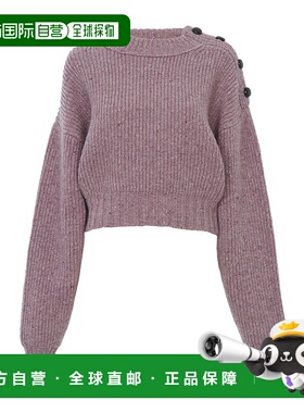 香港直邮Chloe 针织短款立领毛衣 CH25WMP11640羊毛