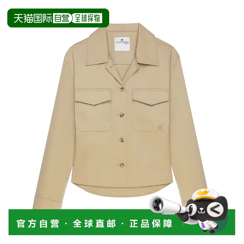 1h可退 香港直邮潮奢 Courreges 女士 长袖衬衫 125CCH074PL0178