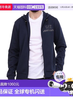 香港直邮EA7 Emporio Armani 徽标连帽休闲外套 3KPM82PJARZ