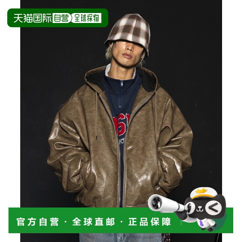 韩国直邮GLACK 男士运动茄克/外套GJ076BR 潮流穿搭 高级感正品