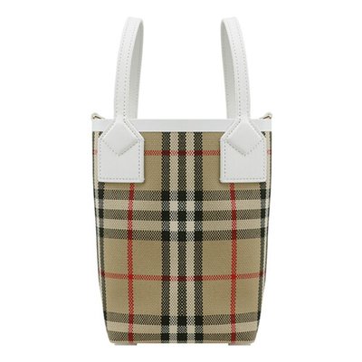 [BURBERRY] 23FW 8072348 A1464 迷你 伦敦 大手提包