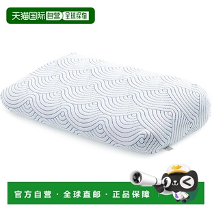 【日本直邮】TEMPUR支持型低反弹枕 S 可水洗套 83300199睡眠枕头