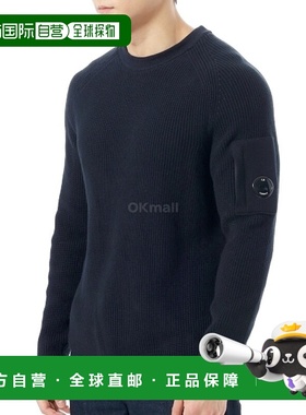 韩国直邮CP COMPANY 海岛圆领镜片针织衫 (18CMKN126A 004037A 88